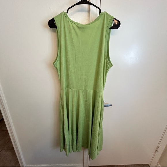 NWT LuLaRoe Green Nikki Dress Sleeveless A-Line Scoop Neck with Pockets Size XL - Picture 9 of 9
